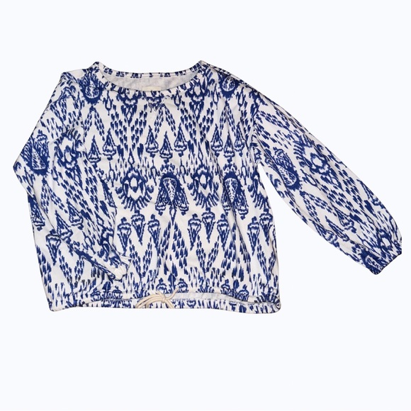 Lou & Grey Blue and White Patterned Sweater - Picture 6 of 7